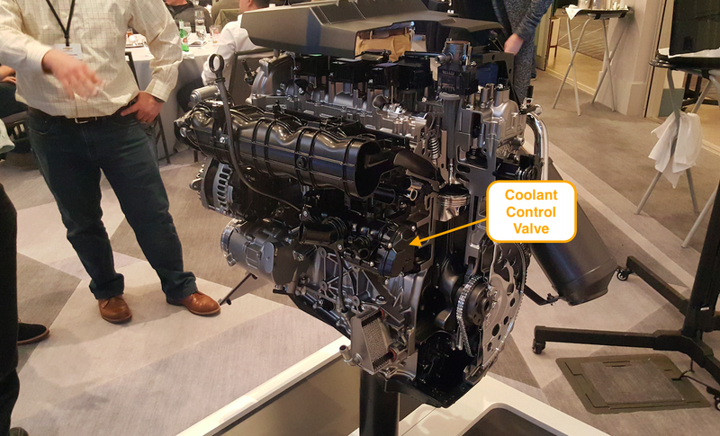 Illustration for article titled Here's a Close-Up Look at the 2019 Chevy Silverado's Four Cylinder Engine